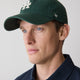 Woven Cotton Relaxed Fit Hat with Adjustable Strap
