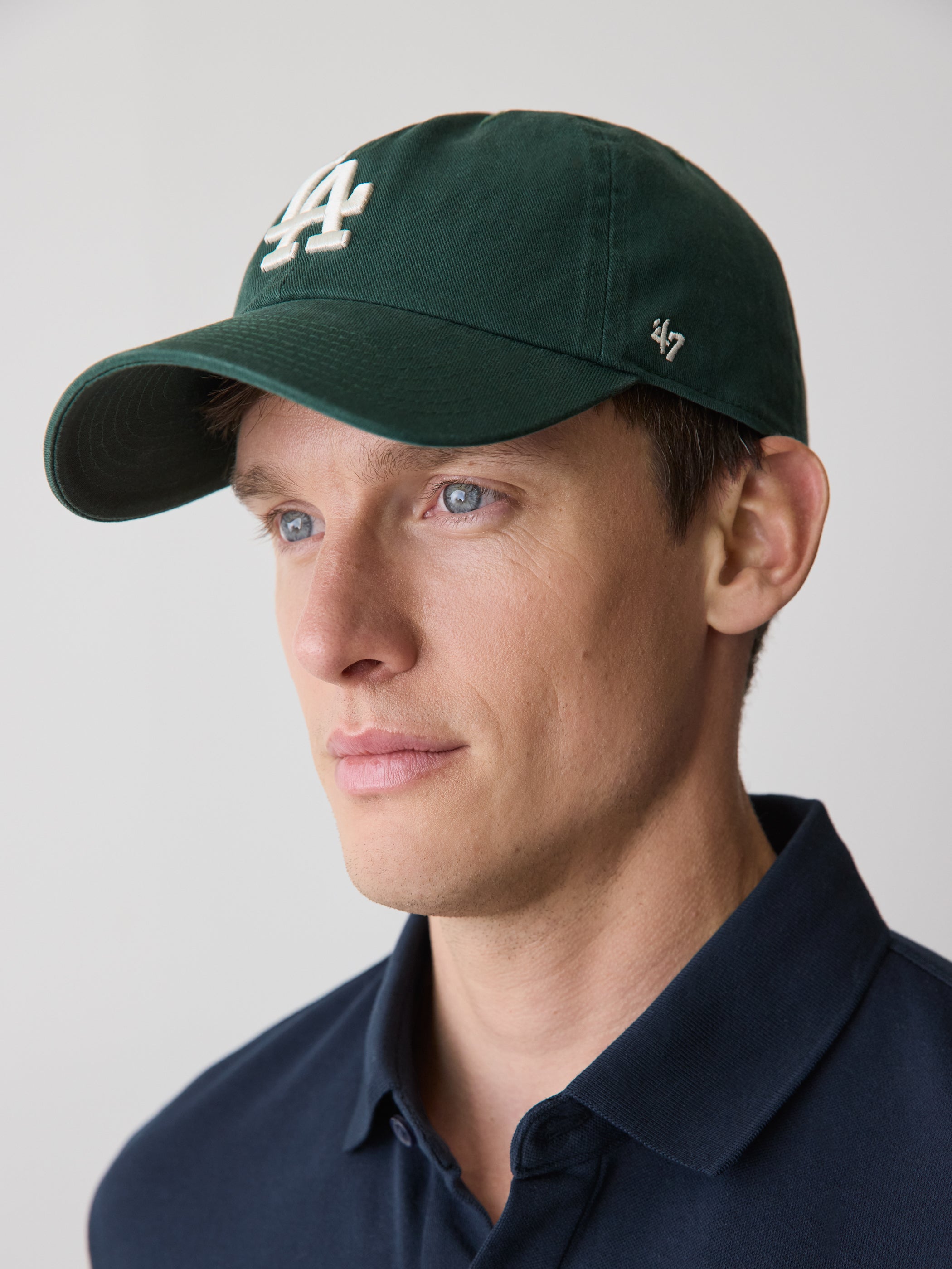 Woven Cotton Relaxed Fit Hat with Adjustable Strap
