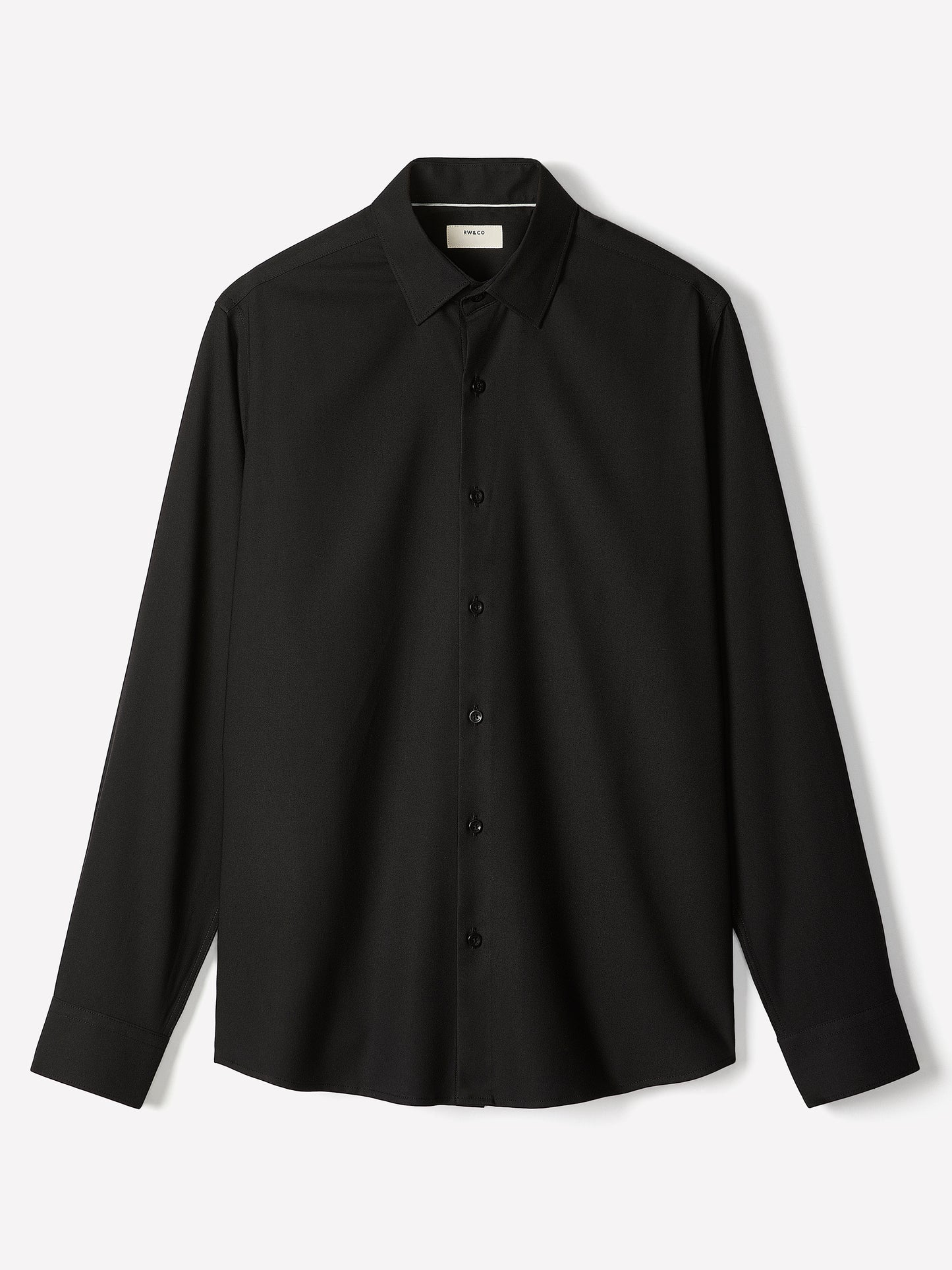 Regular-Fit Knit-Like Dress Shirt