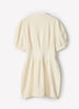 Short-Sleeve Mock-Neck Hourglass Sweater Dress