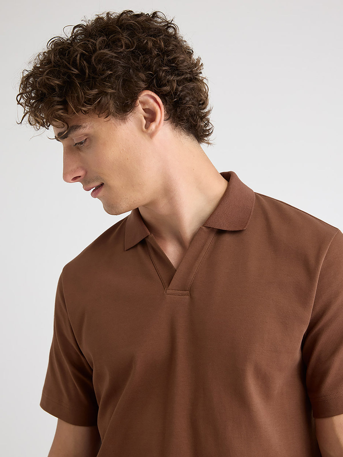 Solid Short-Sleeve Polo