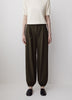Balloon Fit Stretch Woven Pant Mid Rise