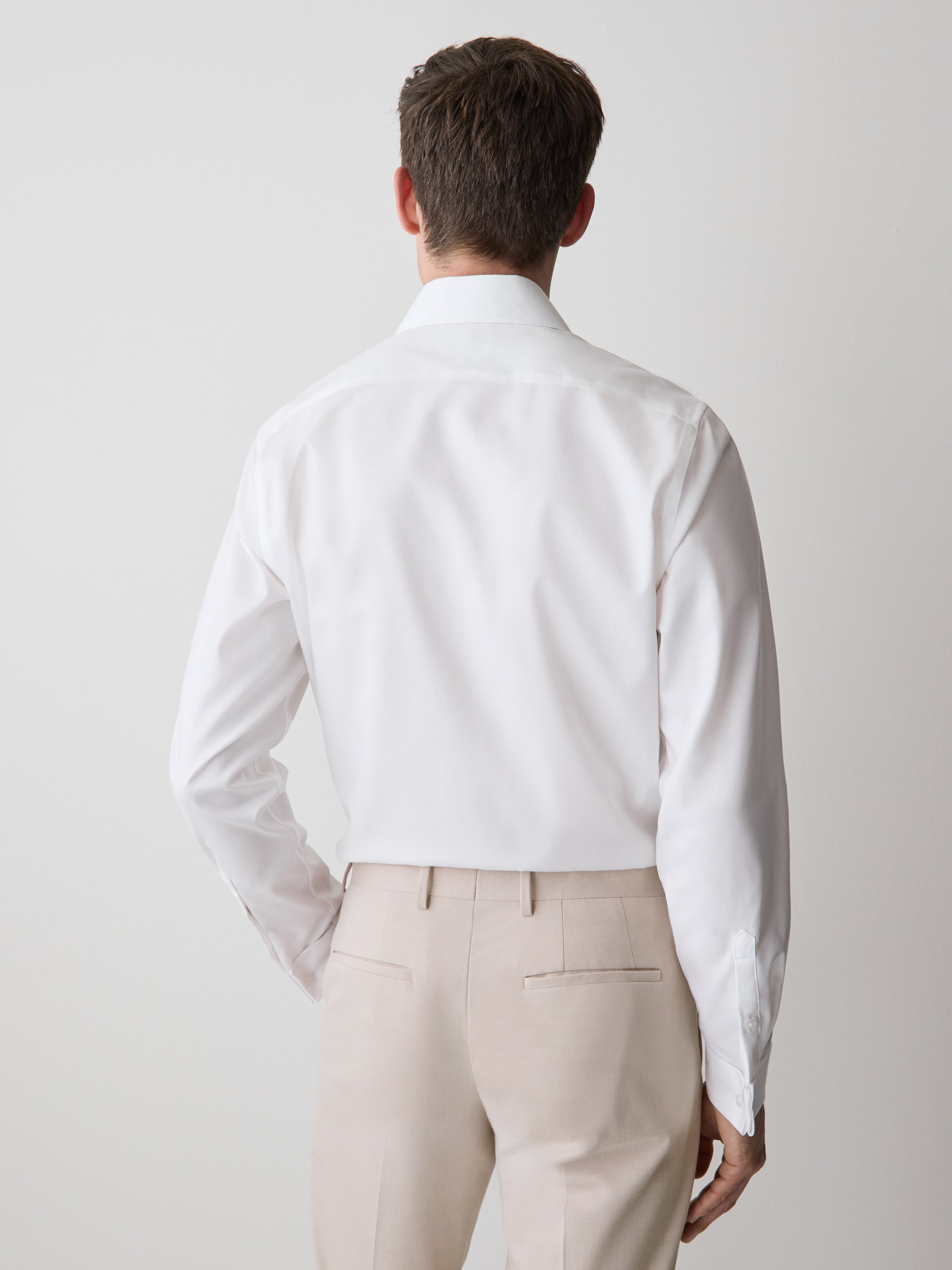 Tailored-Fit Supima Cotton Dress Shirt