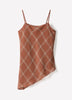 Woven Chiffon Asymmetric Cami Top