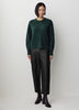 Wool-Blend Long-Sleeve Crew-Neck Sweater