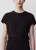 Woven Dress Crepe Fabric Extended Sleeve