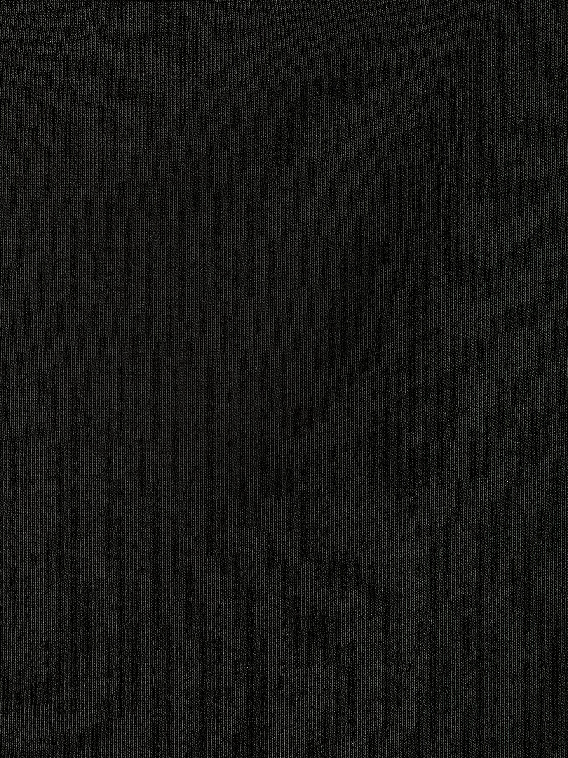 Knit Tank Top Square Neck Cotton Blend