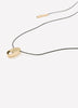 Cord Necklace with Organic Pendant