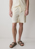 Mens Knit Textured Cotton Blend Shorts