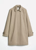 Classic Mackintosh Coat with Shirt Collar