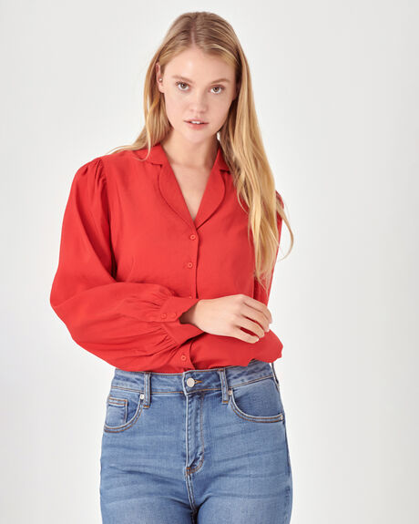 Women's Red Blouses & Tops - Shop Online Now