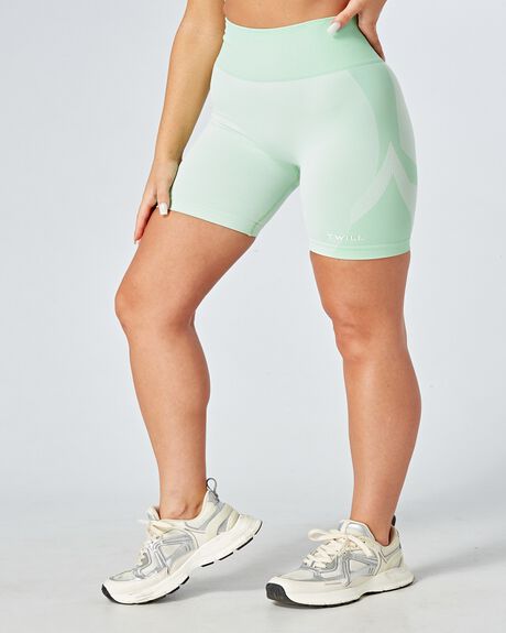 RYRJJ Womens Lightweight Shorts Casual Baggy Trendy Short Pants Elastic  Waist Drawstring Comfy Shorts(Green,L)