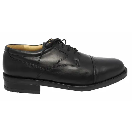 Roamers - Mens Plain Leather Capped Gibson Formal Shoes
