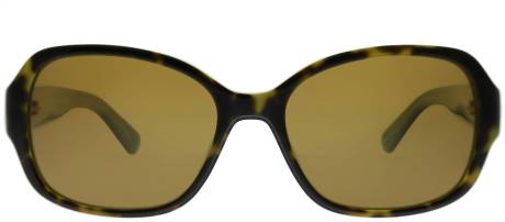 Kate Spade - Rectangle Plastic Havana Sunglasses With Brown Polarized Lens