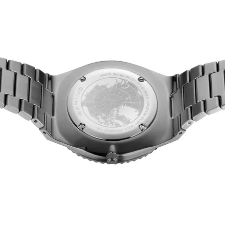 BERING - 43mm Men's Classic Stainless Steel Watch In Silver/Silver