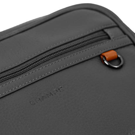 CHAMPS Onyx Collection Leather Camera Bag