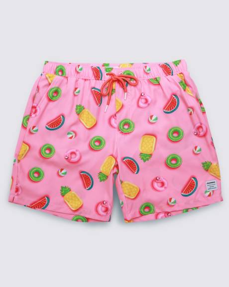 Mosmann Mens Board Shorts - Ahoy (Pink)