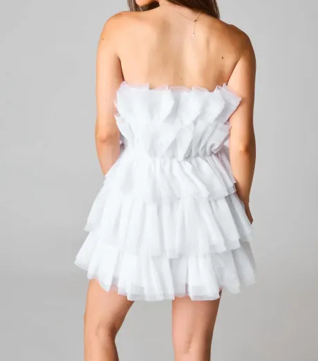 BUDDYLOVE - Powder Puff White Tulle Dress