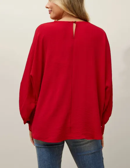 Annick - Eloise Oversized Blouse Long Sleeves Solid