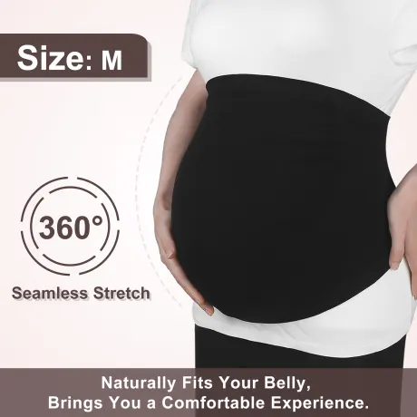 Allegra K- 2 Pcs Maternity Pregnancy Support Belly Band