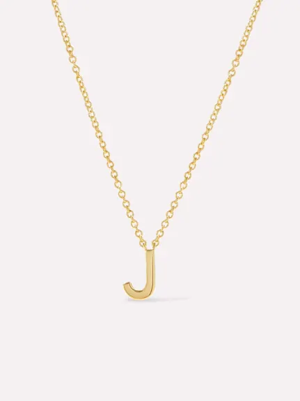 Ana Luisa - Gold Initial Necklace - Letter Necklace - J
