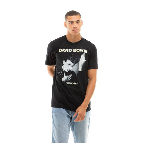 David Bowie - Mens We Can Be Heroes Just For One Day T-Shirt