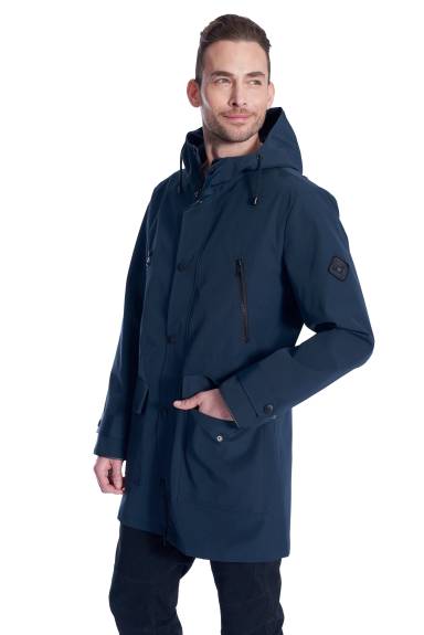 Alpine North - BANKS | Imperméable homme (manteau de pluie résistant avec capuche ajustable)