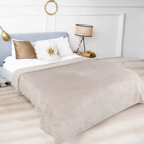 PiccoCasa- couvertures de lit en mollet flanelle (66"x90")
