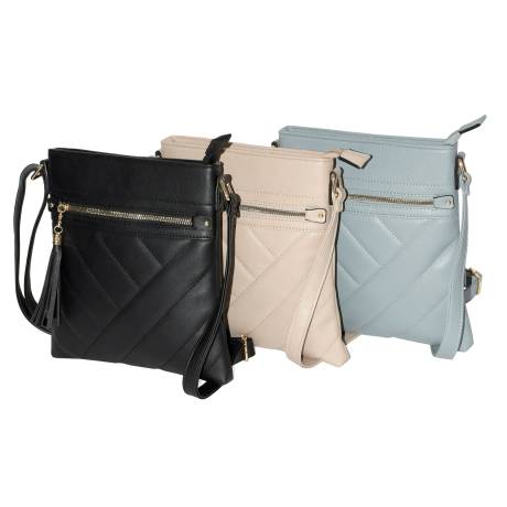 Nicci Ladies' Crossbody Bag with Quilt Design