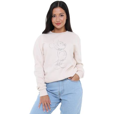 Disney - Womens/Ladies Mickey Mouse Sketch Sweatshirt