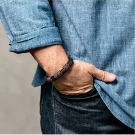 DEMDACO - Bracelet Réglable En Cuir Pour Hommes