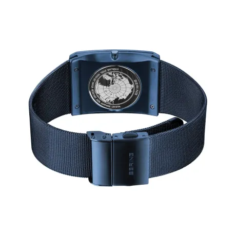 BERING - 33mm Men's Solar Stainless Steel Watch In Blue/Blue