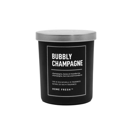 Chandelle en cire de soja Bubbly Champagne - Format 1 mèche