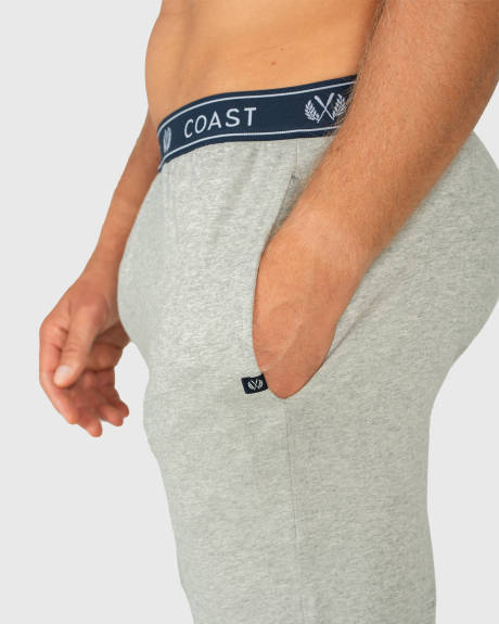 Coast Clothing Co. - Pantalon de détente en gris chiné