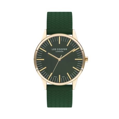 LEE COOPER-Men's Gold 44mm  watch w/Green Dial