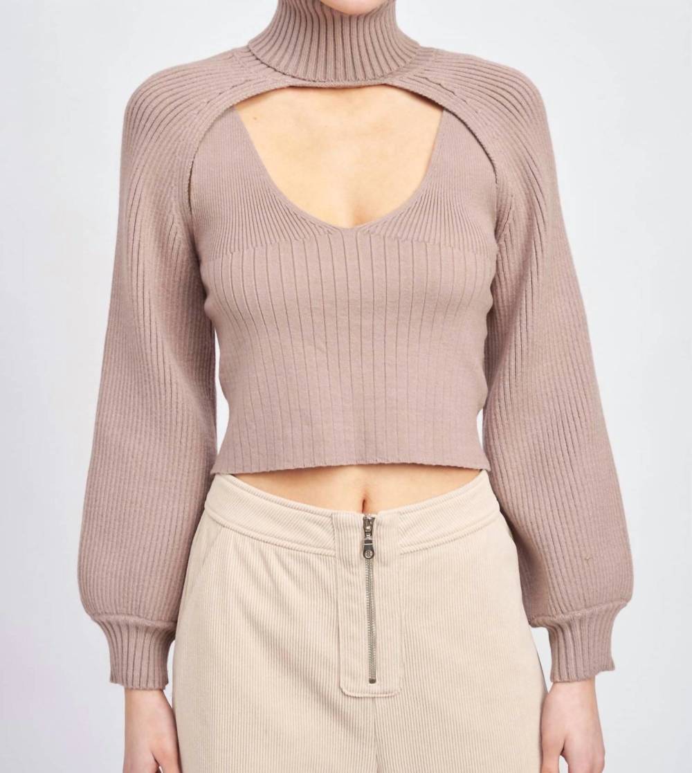 En Saison - Sonoita Two-Piece Crop Sweater