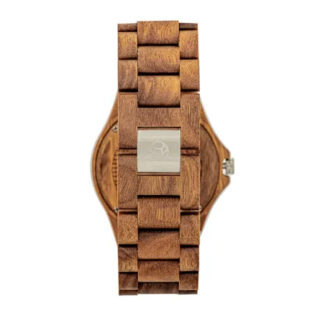 Earth Wood - Centurion Bracelet Watch - Dark Brown