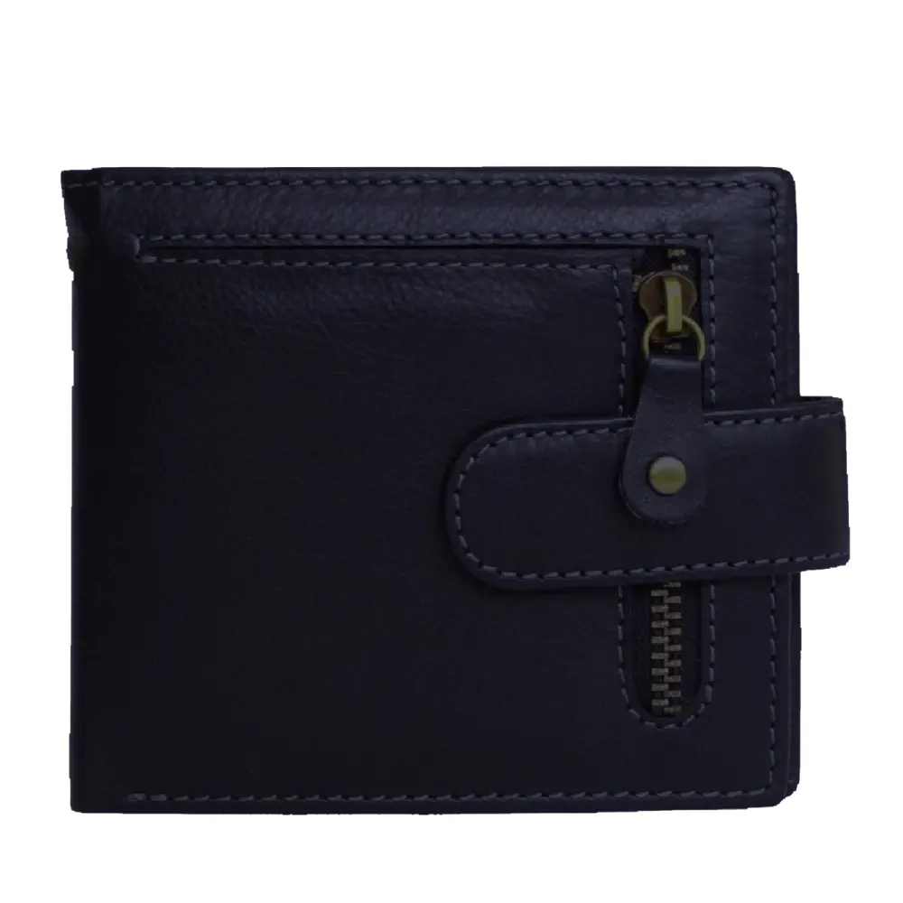 Eastern Counties Leather - Bi-Fold Wallet With Zip Detail