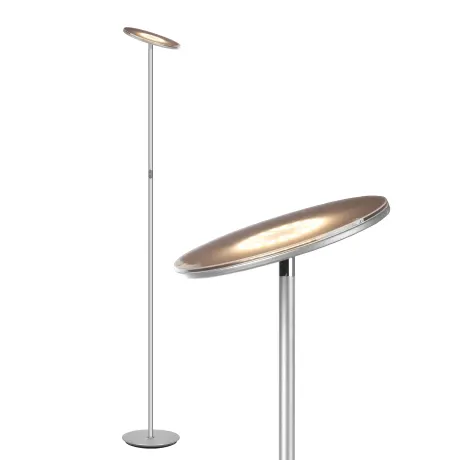 Sky Led Torchiere Floor Lamp With Adjustable Head