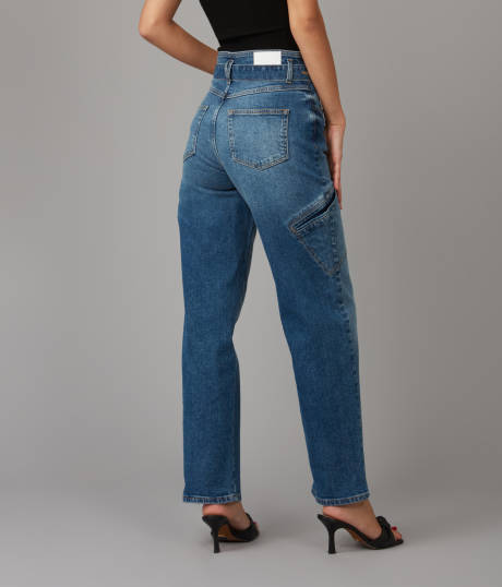Lola Jeans CLEO-TLT High Rise Cargo Jeans