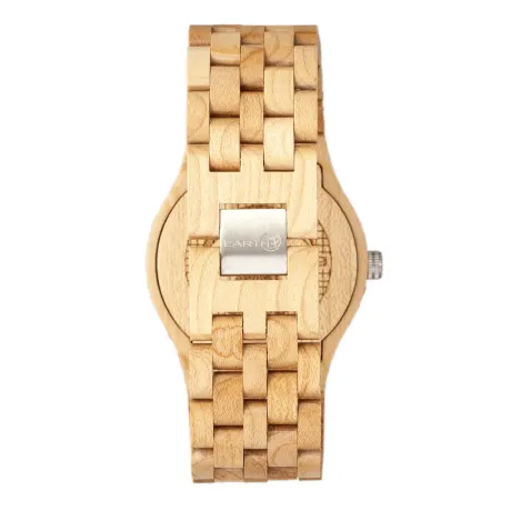 Earth Wood - Inyo Bracelet Watch w/Date - Olive