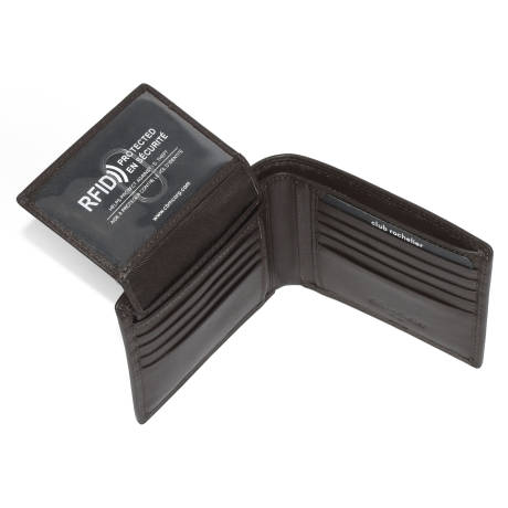 Club Rochelier Men's Wallet with Removable Flap