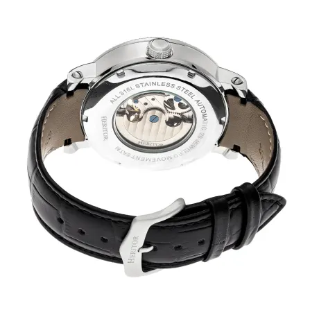 Heritor Automatic - Aries Skeleton Dial Bracelet Watch - Gold/Silver