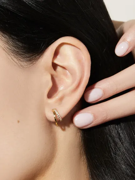 Ana Luisa - Double Hoop Earrings - Toda Mini