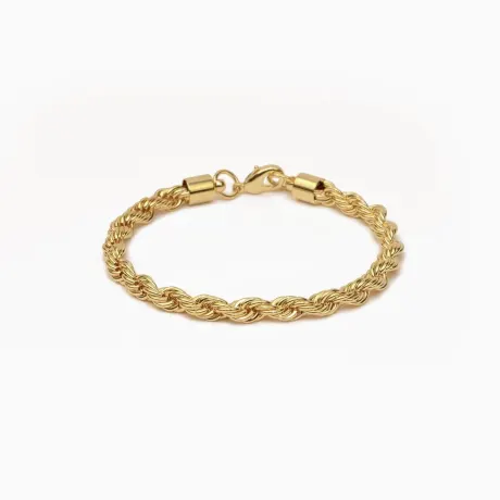 Bearfruit Jewelry - Bracelet de déclaration entrelacée