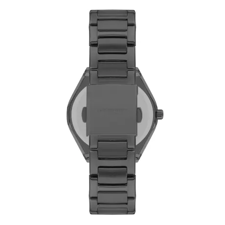 LEE COOPER-Men's Silver 43mm  watch w/Silver Dial