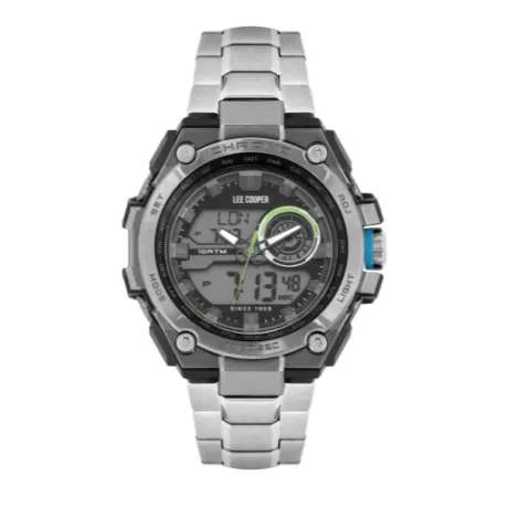 LEE COOPER-Digital Grey 47mm  watch w/LCD Display Dial
