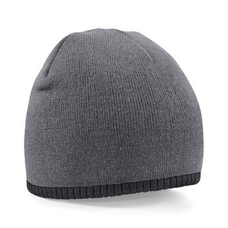 Beechfield - Unisex Two-Tone Knitted Winter Beanie Hat