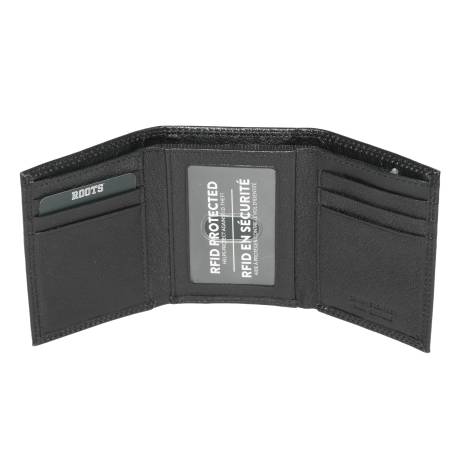 Roots Men's Leather Trifold Wallet