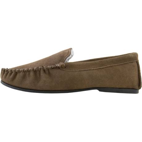 Eastern Counties Leather - Mens Berber Fleece Lined Suede Moccasins